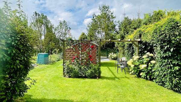 Gepflegte Gartenfläche - Reihenmittelhaus in 18276 Gutow mit 109m² kaufen