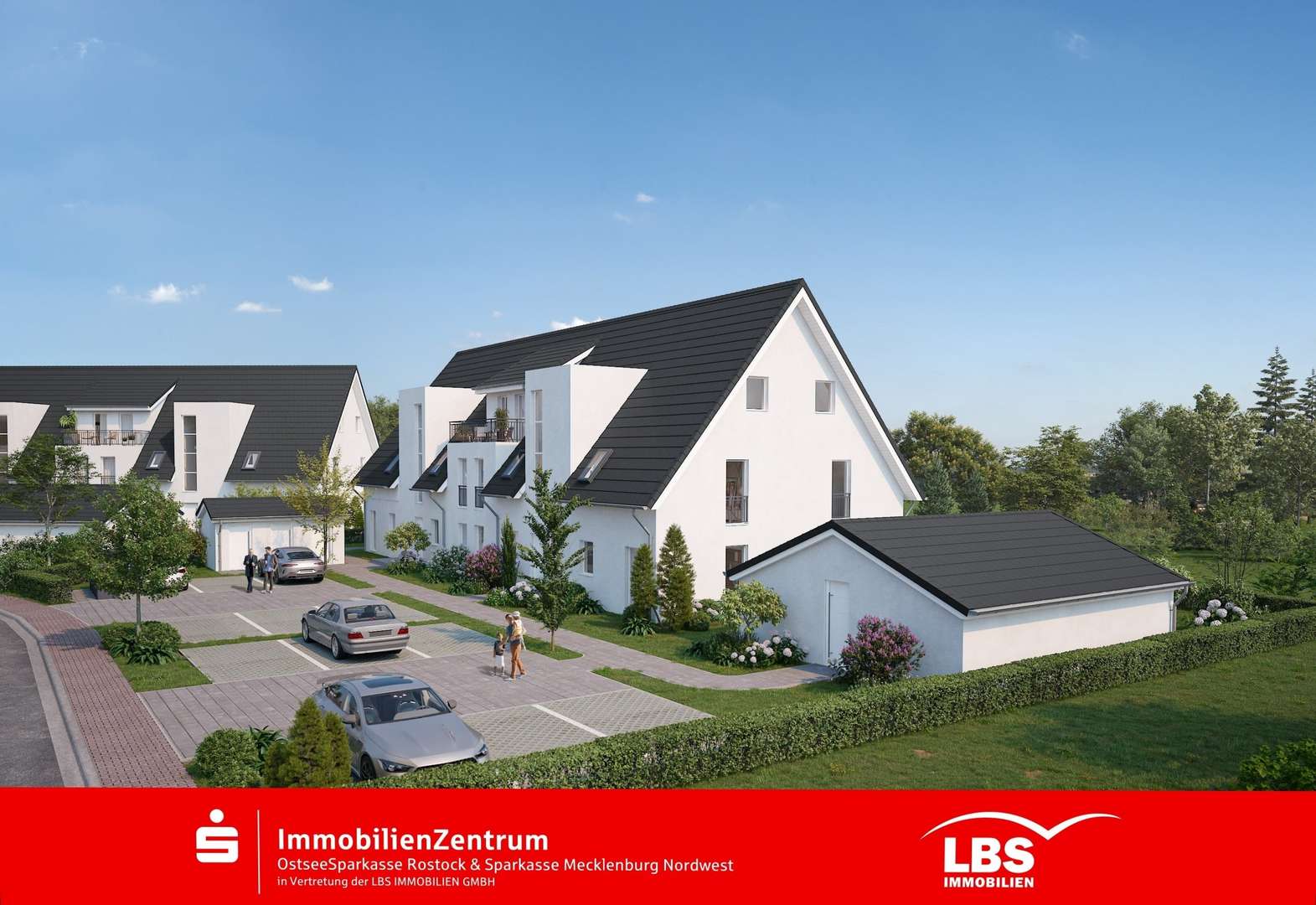 Ansicht Nord-Ost Ansicht Nord-Ost - Erdgeschosswohnung in 18236 Kröpelin mit 68m² kaufen