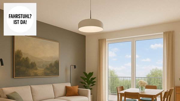 Wohnzimmer_Visualisierung Wohnzimmer_Visualisierung - Erdgeschosswohnung in 18236 Kröpelin mit 68m² kaufen