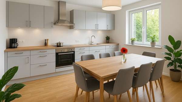 Küche_Einrichtungsbeispiel Küche_Einrichtungsbeispiel - Erdgeschosswohnung in 18236 Kröpelin mit 68m² kaufen