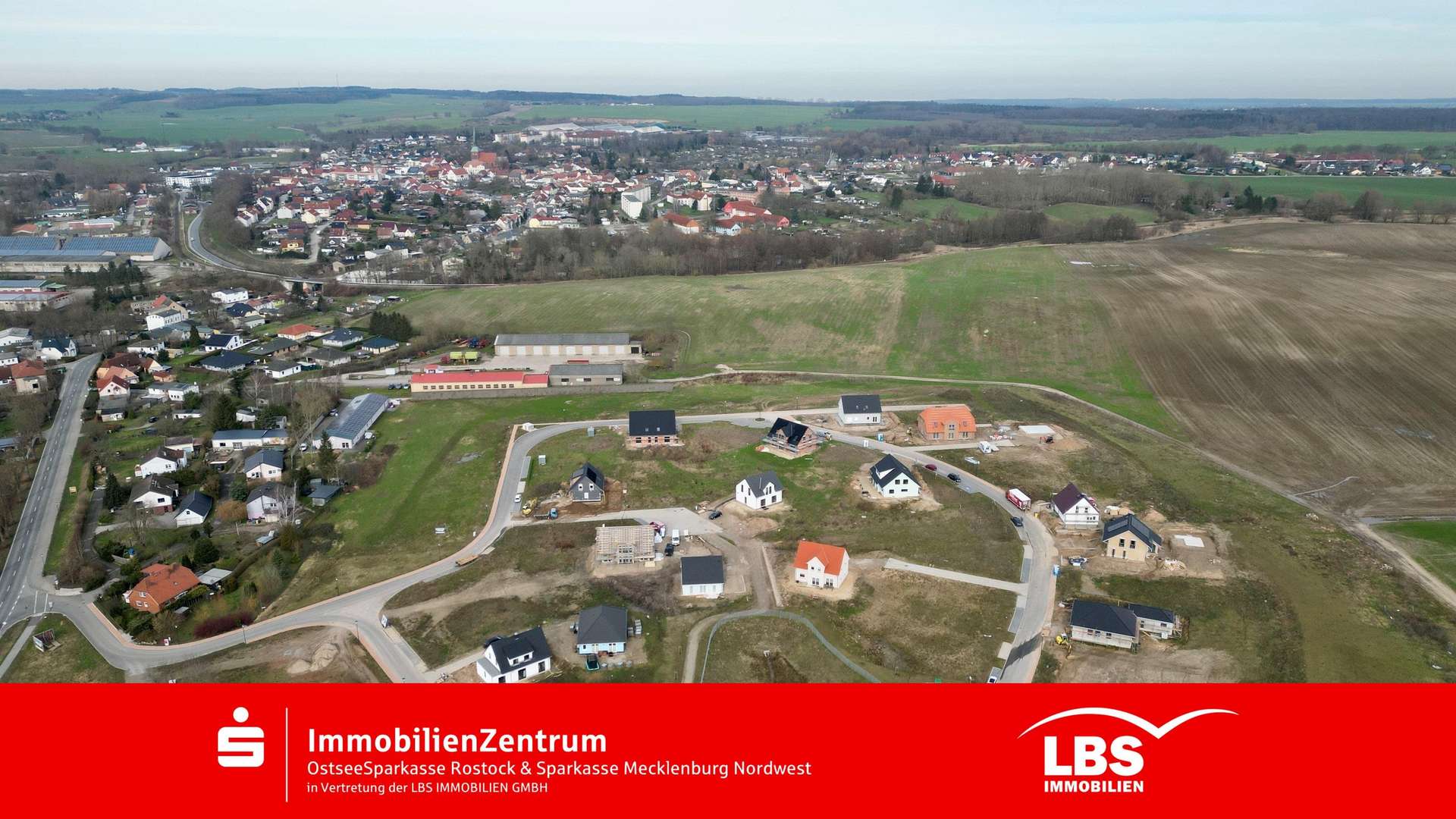 Luftaufnahme Februar 2024 - Grundstück in 18236 Kröpelin mit 650m² kaufen