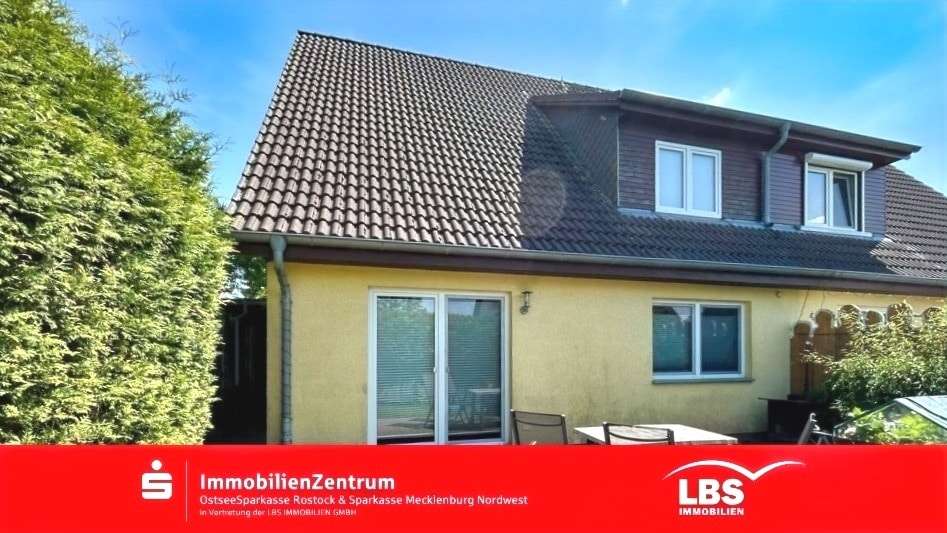 rückwärtige Gebäudeansicht rückwärtige Gebäudeansicht - Doppelhaushälfte in 18239 Satow mit 139m² kaufen