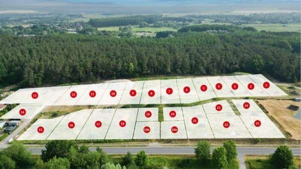 Neues Parzellierungsbild - Grundstück in 18258 Schwaan mit 1127m² kaufen