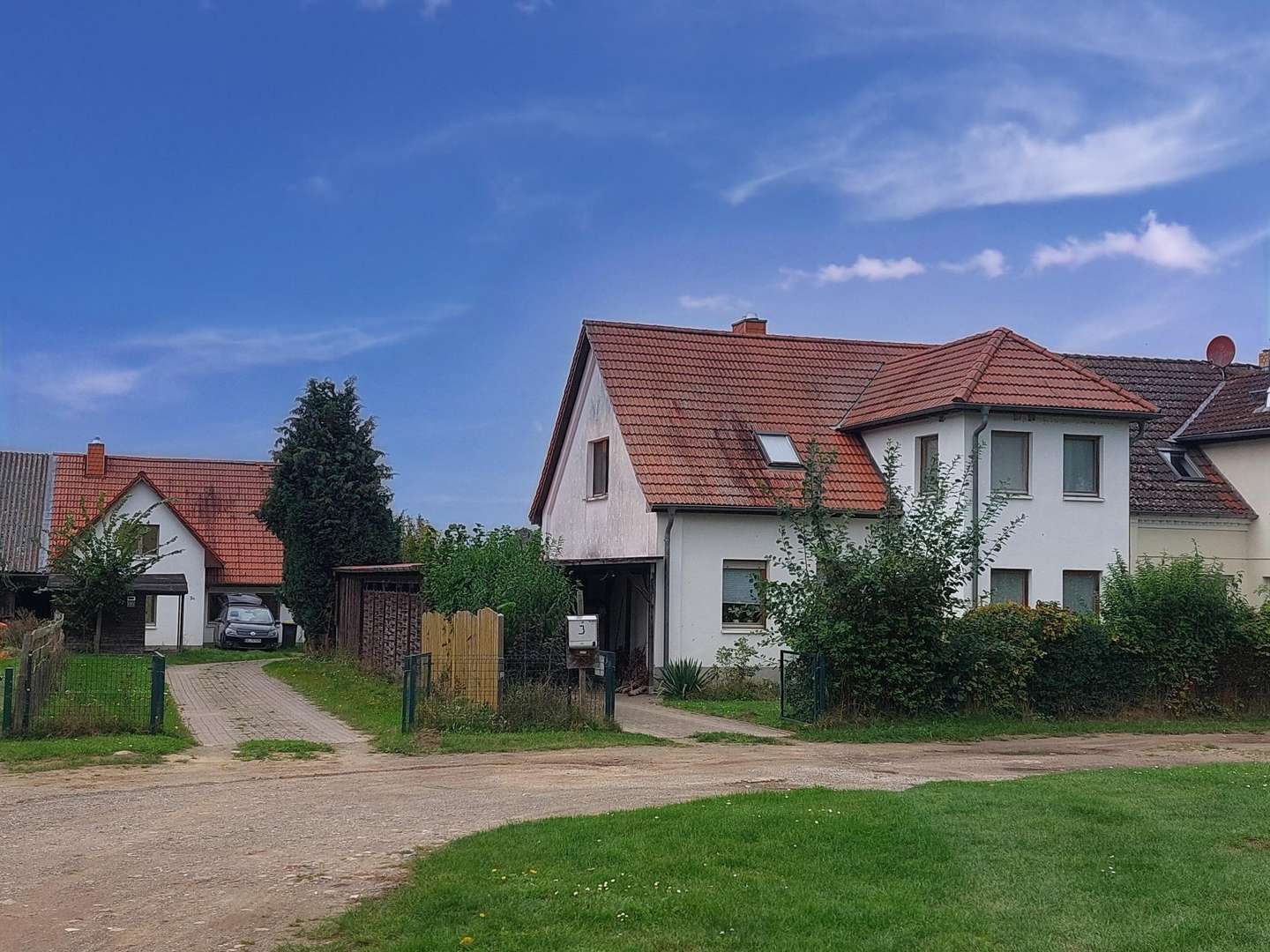 Vorderansicht - Doppelhaushälfte in 18276 Klein Upahl mit 254m² kaufen