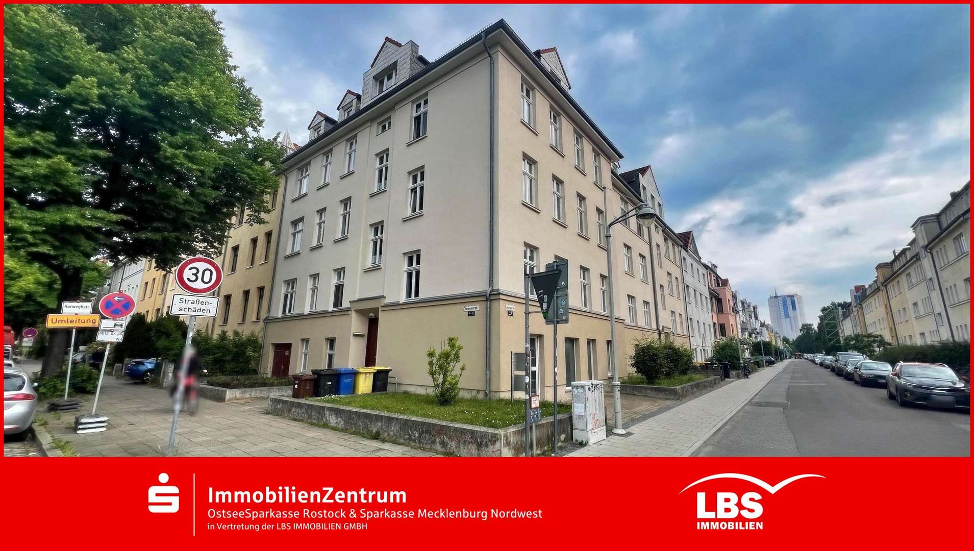 17540721-Hausansicht - Etagenwohnung in 18055 Rostock mit 64m² kaufen