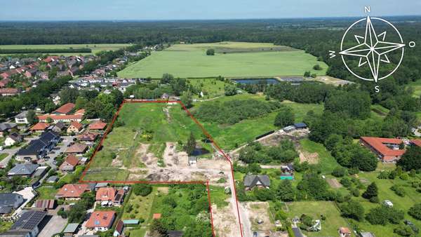 Ansicht Nord - Grundstück in 18190 Sanitz mit 733m² kaufen