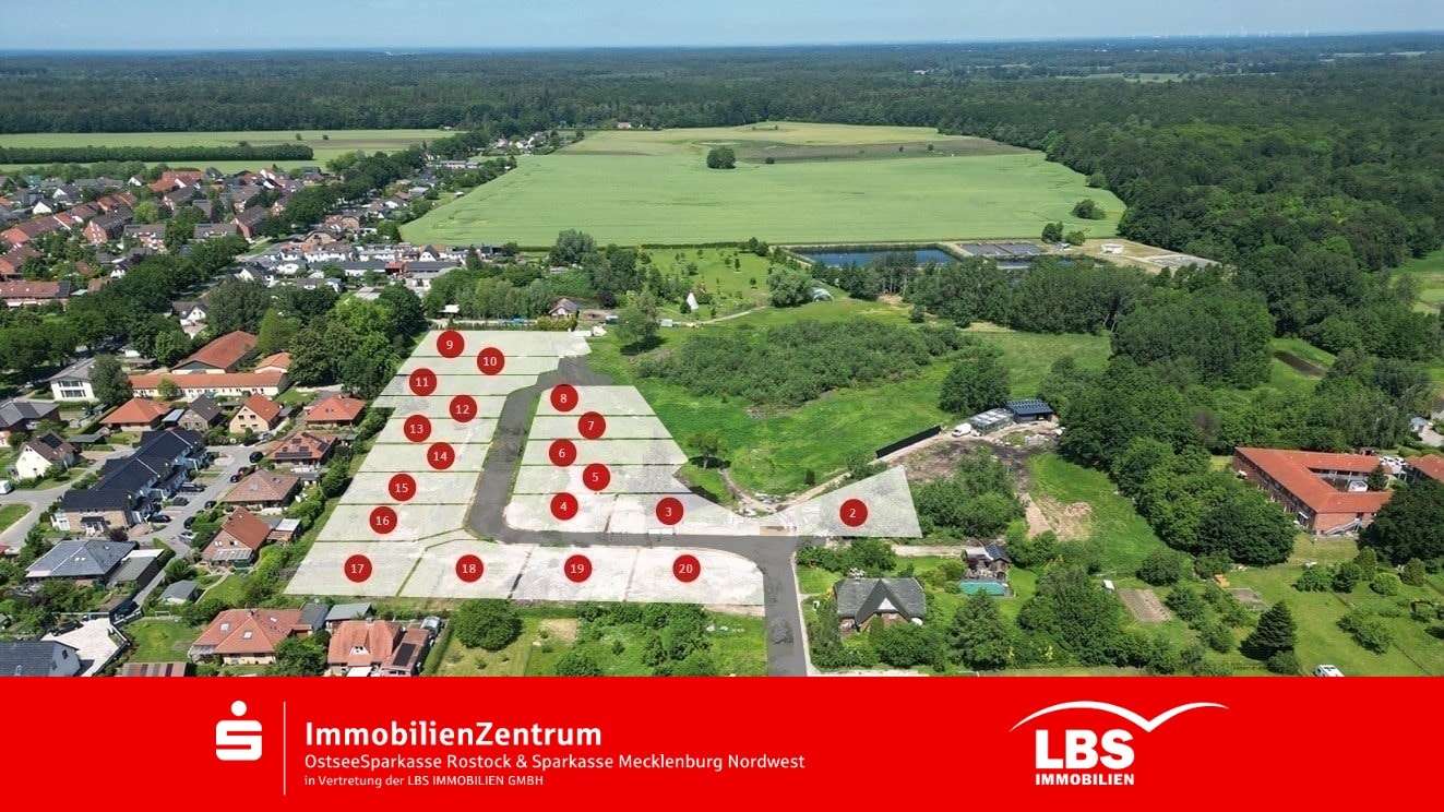 Grundstücksparzellierung - Grundstück in 18190 Sanitz mit 733m² kaufen