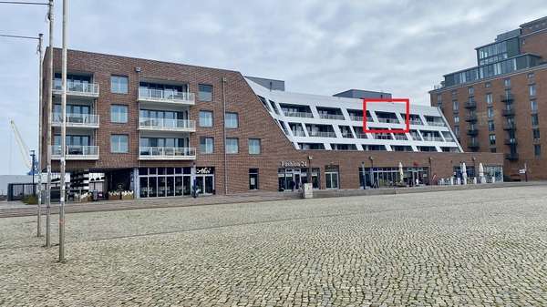 Ansicht Hafenspitze Westseite - Ferienwohnung in 23966 Wismar mit 83m² kaufen