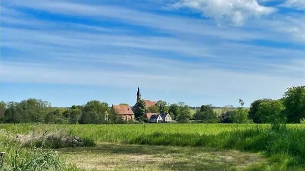 Blick auf das Kloster Tempzin - Doppelhaushälfte in 19412 Kloster Tempzin mit 322m² kaufen