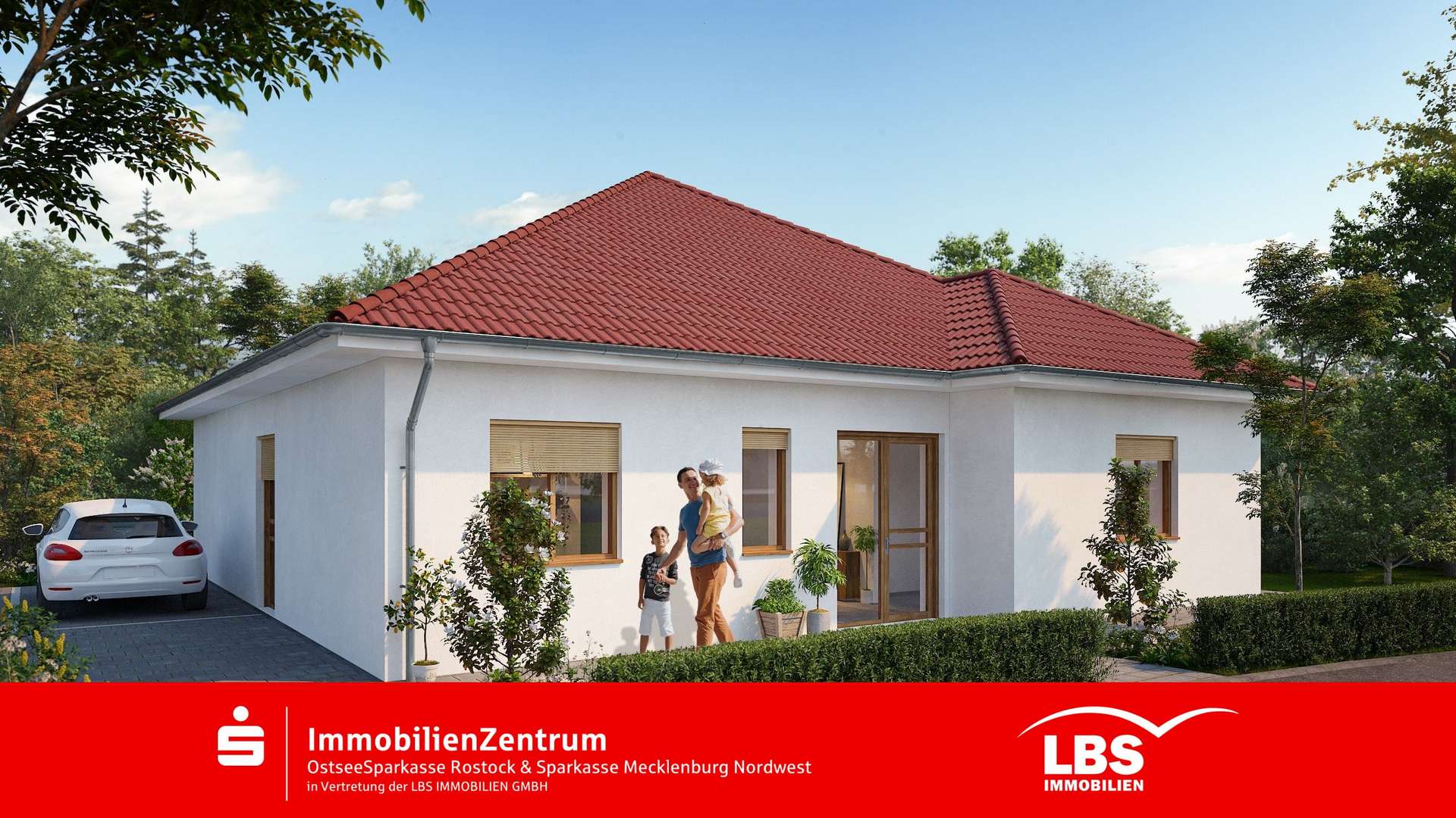 Bsp. Bungalow Eingangsansicht - Bungalow in 23948 Hofzumfelde mit 114m² kaufen