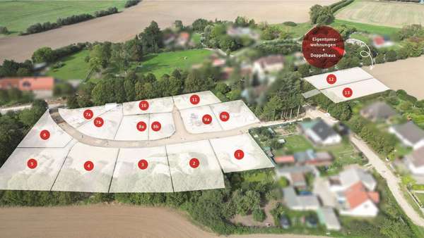 Lageplan - Bungalow in 23948 Hofzumfelde mit 114m² kaufen