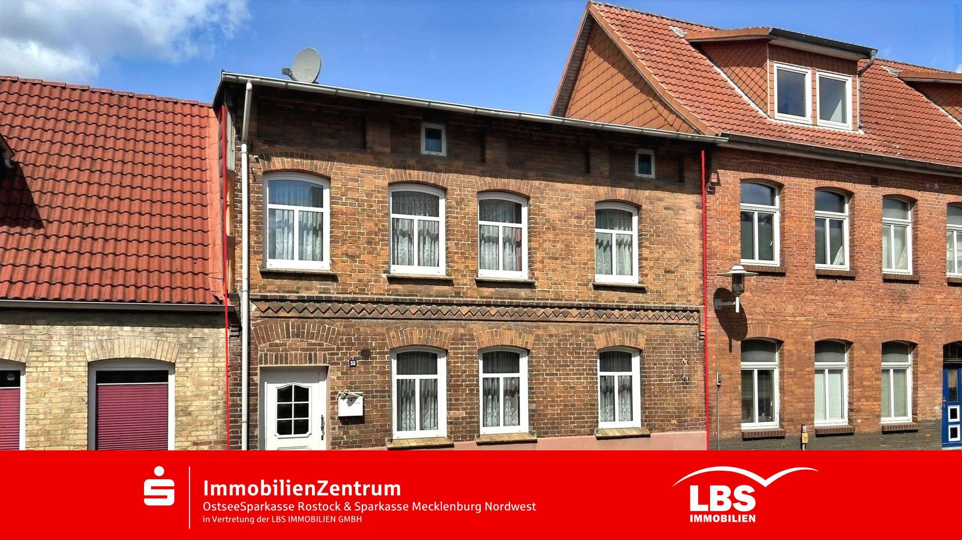 Vorder-/Straßenansicht - Reihenmittelhaus in 19205 Gadebusch mit 105m² kaufen