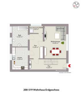 200-519 Wohnhaus Erdgeschoss - Doppelhaushälfte in 23970 Kritzow mit 256m² kaufen