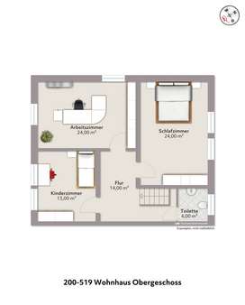 200-519 Wohnhaus Obergeschoss - Doppelhaushälfte in 23970 Kritzow mit 256m² kaufen