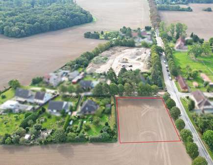 Drohnenbild ETW 26.09.2023 - Erdgeschosswohnung in 23948 Hofzumfelde mit 84m² kaufen