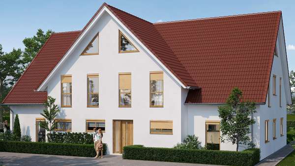 Eingangsansicht - Maisonette-Wohnung in 23948 Hofzumfelde mit 108m² kaufen