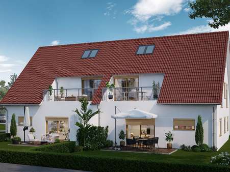 Gartenansicht - Etagenwohnung in 23948 Hofzumfelde mit 97m² kaufen