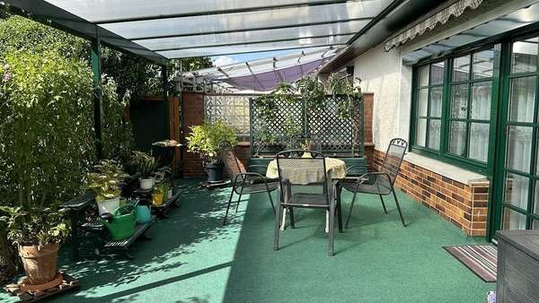 Überdachte Terrasse + Markise - Doppelhaushälfte in 19300 Grabow mit 100m² kaufen