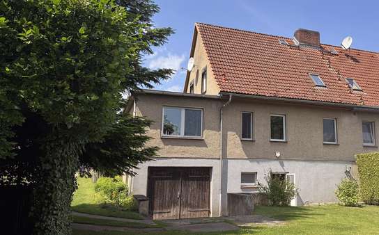 Rück-Ansicht Rück-Ansicht - Doppelhaushälfte in 19406 Borkow mit 120m² kaufen