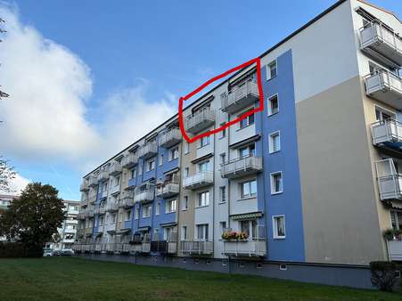 Ansicht Balkon - Etagenwohnung in 19057 Schwerin mit 98m² kaufen