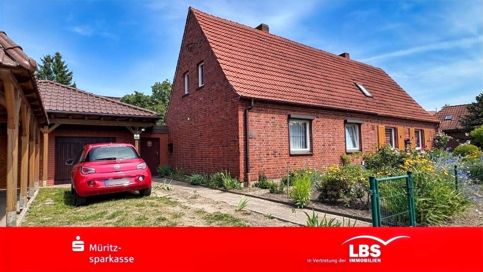 Gebäudeansicht 1 - Doppelhaushälfte in 17207 Röbel mit 72m² kaufen