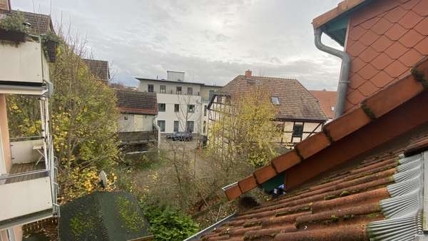 Blick aus dem Fenster - Dachgeschosswohnung in 17192 Waren mit 53m² kaufen