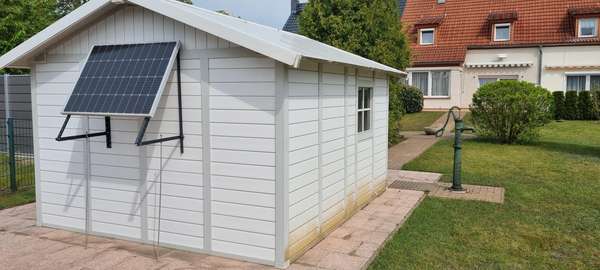 Gerätehäuschen Gerätehäuschen - Reihenmittelhaus in 17367 Eggesin mit 110m² kaufen