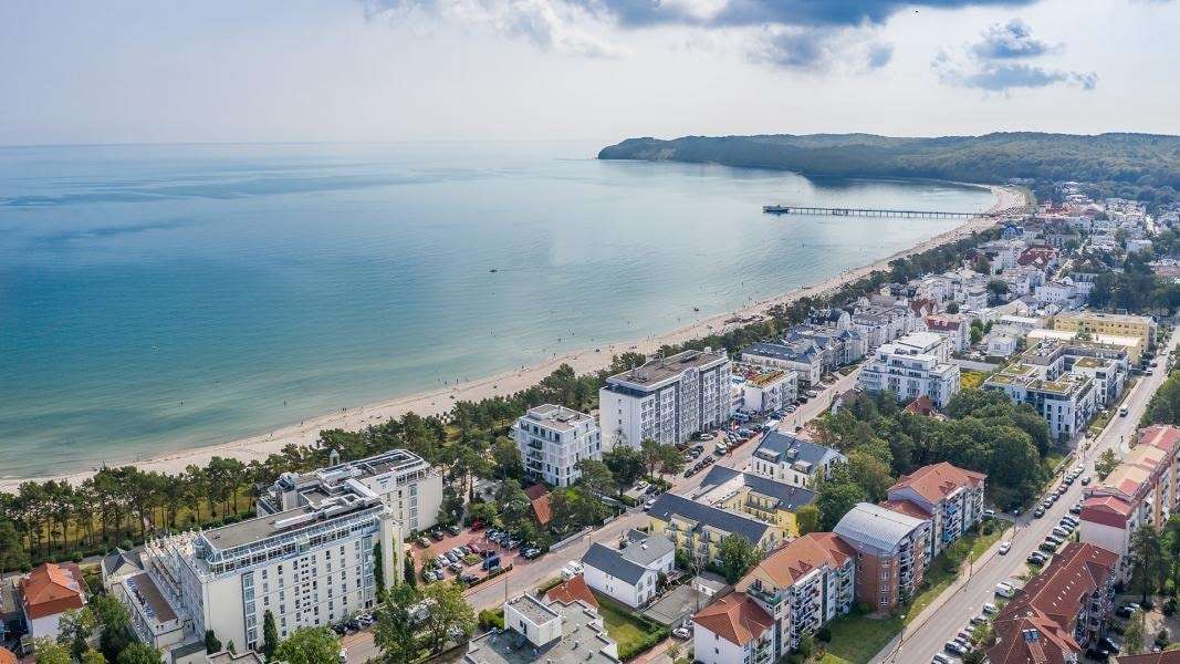 Binz - Luftbild Binz - Luftbild - Etagenwohnung in 18609 Ostseebad Binz mit 54m² kaufen