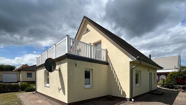 Außenansicht Anbau - Einfamilienhaus in 17424 Ostseebad Heringsdorf mit 148m² kaufen