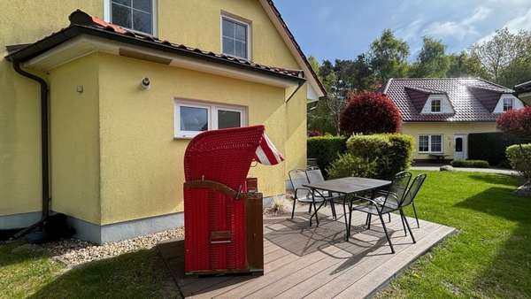 Terrasse - Doppelhaushälfte in 18374 Zingst mit 67m² kaufen