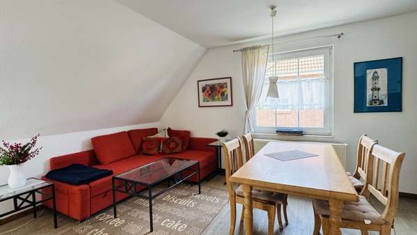 Wohnbereich Wohnbereich - Dachgeschosswohnung in 18569 Ummanz mit 51m² kaufen