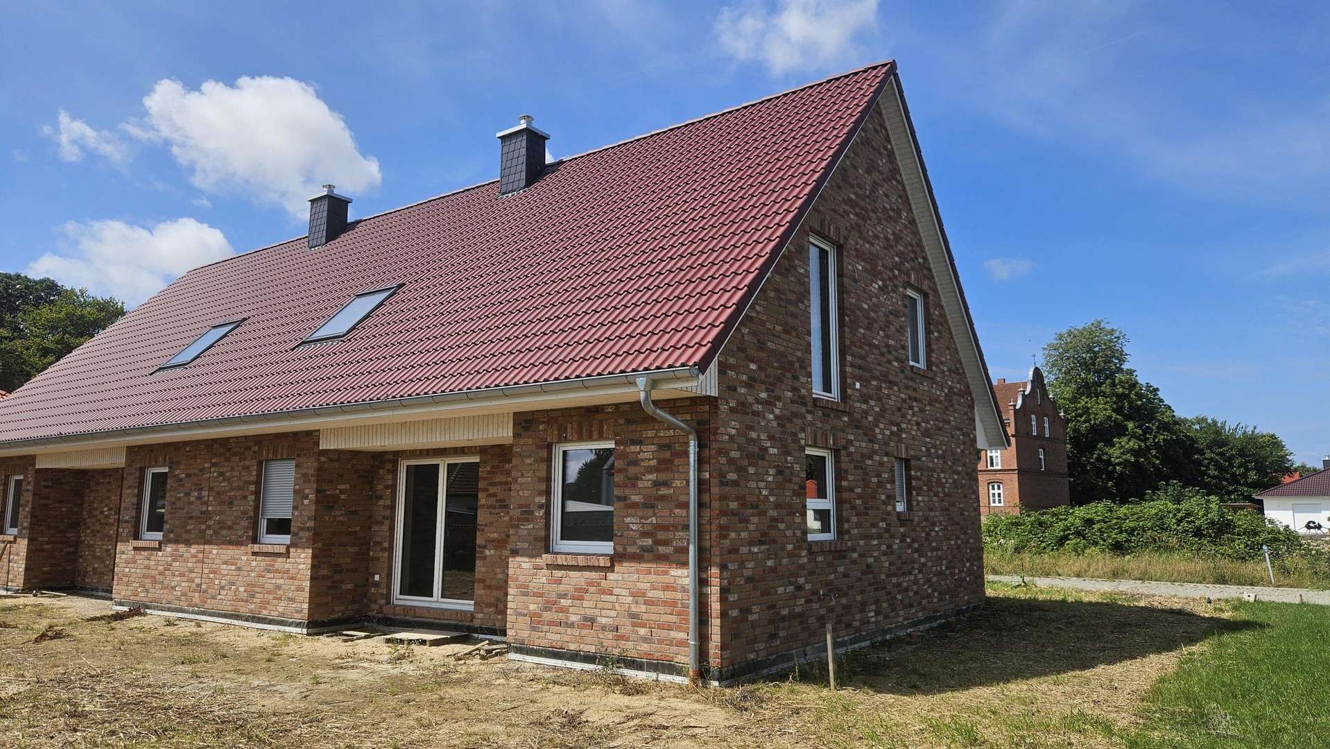 Gartenansicht Gartenansicht - Doppelhaushälfte in 18445 Klausdorf mit 126m² kaufen