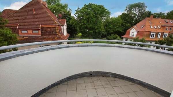 Balkon Balkon - Maisonette-Wohnung in 18437 Stralsund mit 126m² mieten