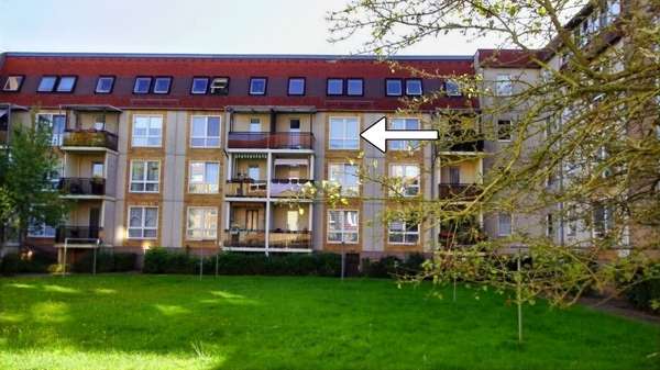 hofseitige Ansicht - Etagenwohnung in 18437 Stralsund mit 51m² kaufen