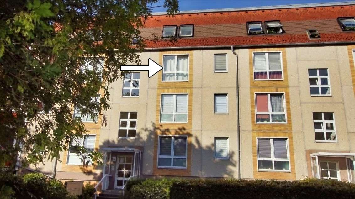 straßenseitige Ansicht - Etagenwohnung in 18437 Stralsund mit 51m² kaufen