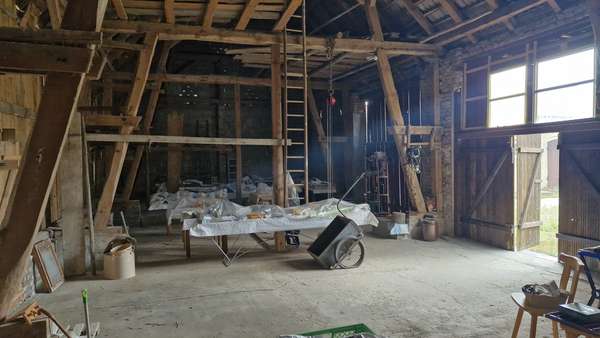 Scheune Innenansicht - Einfamilienhaus in 14823 Raben mit 125m² kaufen