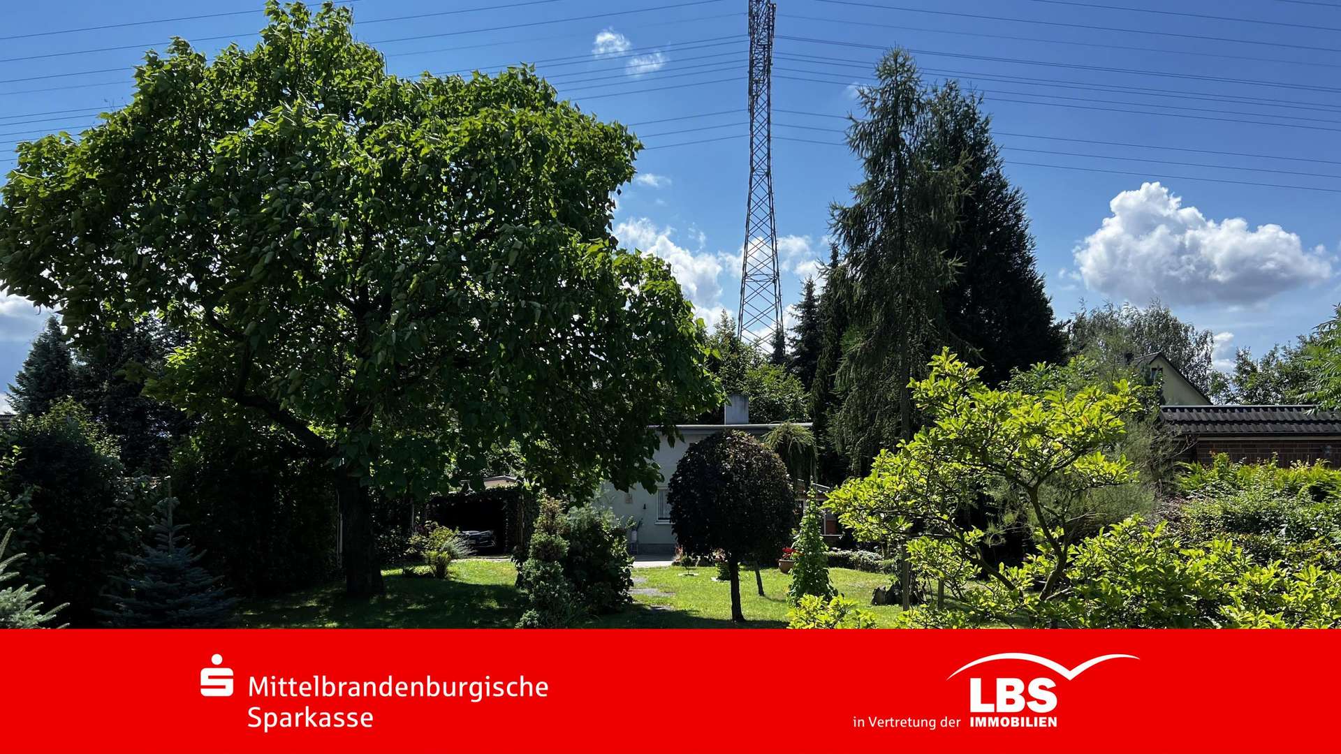 Gartenansicht von der Straße - Grundstück in 16356 Ahrensfelde mit 1032m² kaufen