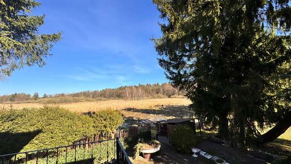 Ausblick von der Terrasse Ausblick von der Terrasse - Einfamilienhaus in 16792 Zehdenick mit 95m² kaufen