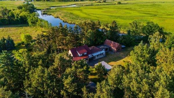 Luftbild - Zweifamilienhaus in 14715 Milower Land mit 250m² kaufen