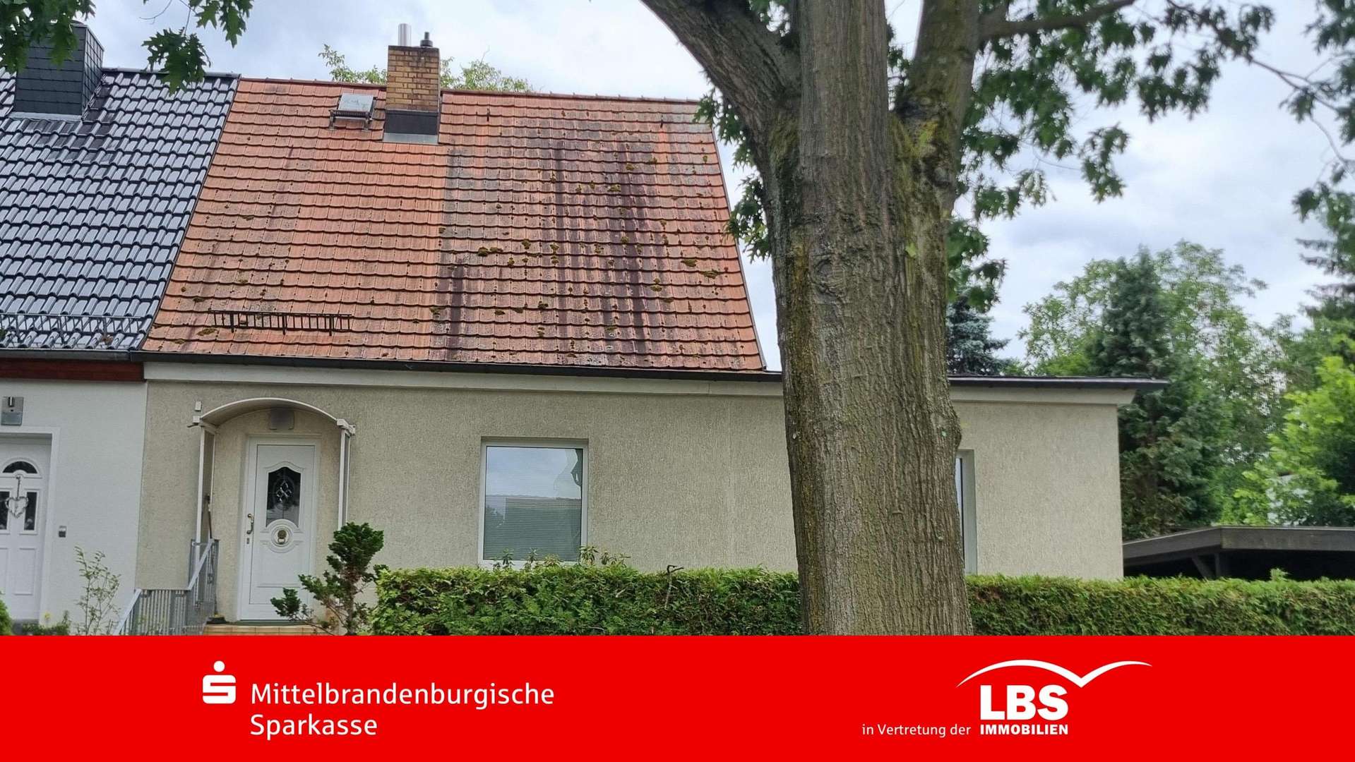 Ansicht von der Straße Ansicht von der Straße - Doppelhaushälfte in 15827 Blankenfelde-Mahlow mit 130m² kaufen
