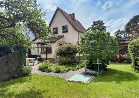 Ansicht aus dem Garten Ansicht aus dem Garten - Einfamilienhaus in 15712 Königs Wusterhausen mit 85m² kaufen