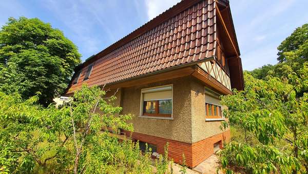 Giebelansicht Giebelansicht - Zweifamilienhaus in 14482 Potsdam mit 258m² kaufen