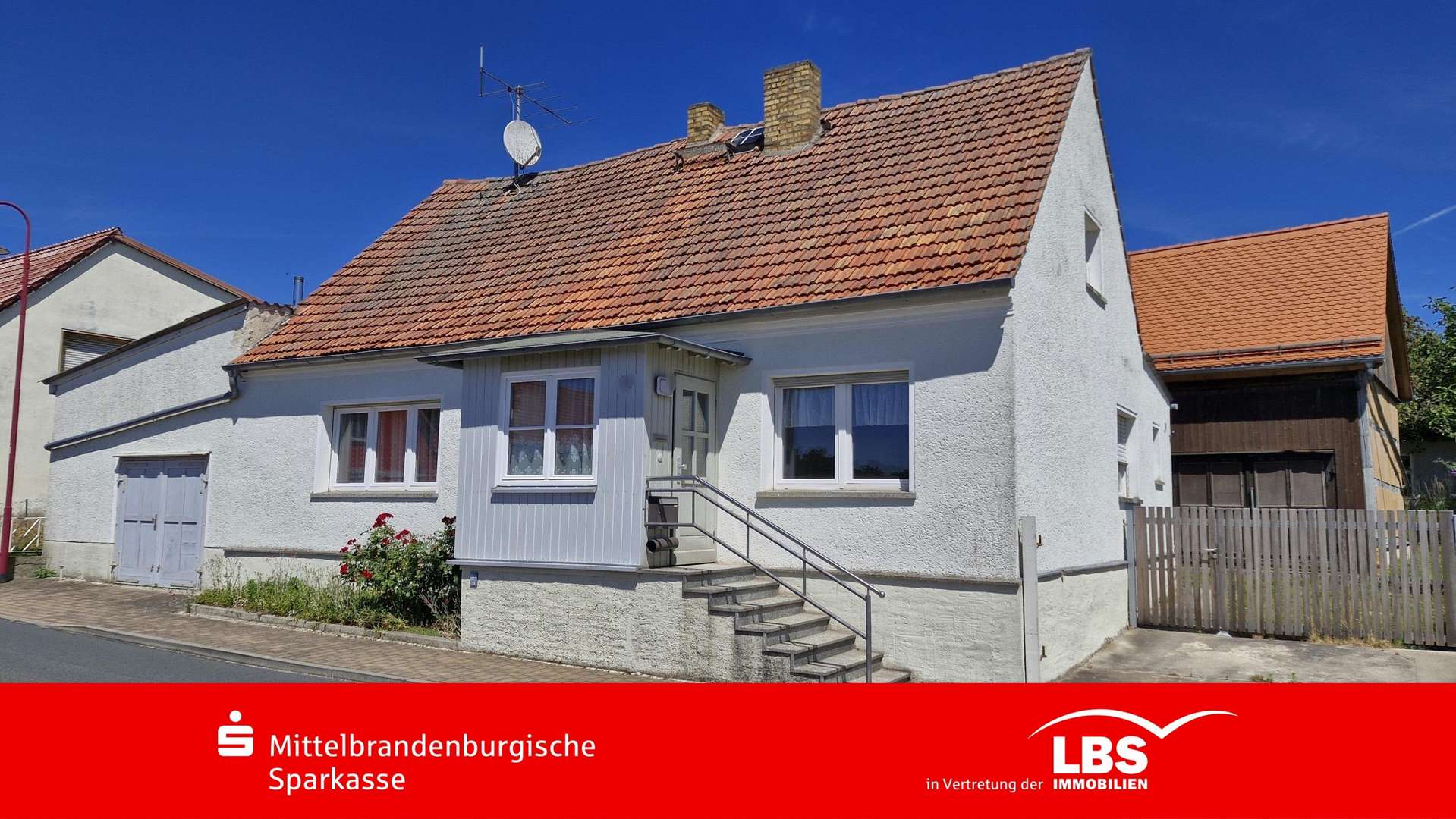 Frontansicht - Einfamilienhaus in 14827 Wiesenburg mit 105m² kaufen