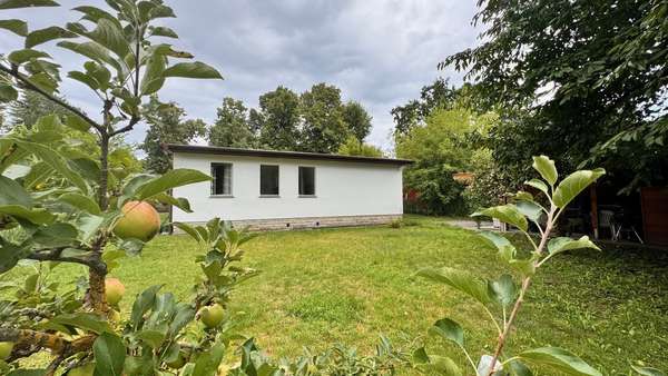 Hausansicht Garten Hausansicht Garten - Einfamilienhaus in 16515 Oranienburg mit 41m² kaufen