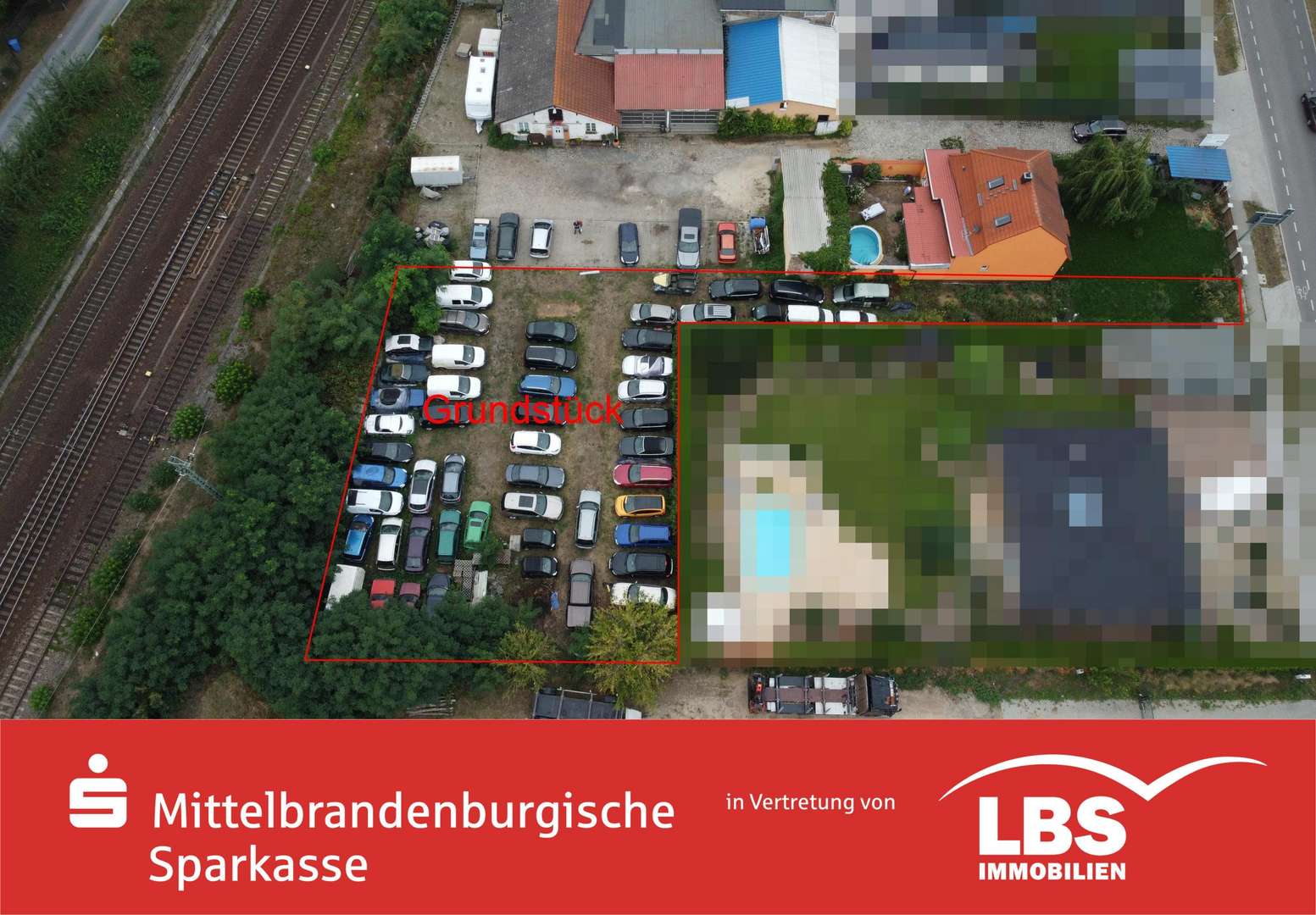 Luftbild - Grundstück in 14542 Werder mit 1275m² kaufen