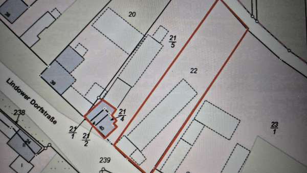 Flurkarte - Zwangsversteigerung Einfamilienhaus in 14913 Niedergörsdorf mit 200m² kaufen
