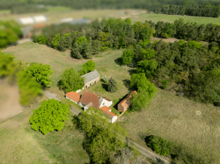 Luftaufnahme - Bauernhaus in 16845 Dreetz mit 135m² kaufen