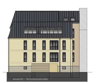 Ansicht Schulzenstraße - Dachgeschosswohnung in 16816 Neuruppin mit 139m² mieten
