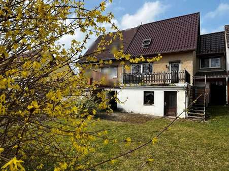 Rückansicht Haus - Doppelhaushälfte in 16845 Neustadt mit 100m² kaufen