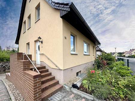 Außenansicht Außenansicht - Einfamilienhaus in 16225 Eberswalde mit 102m² kaufen